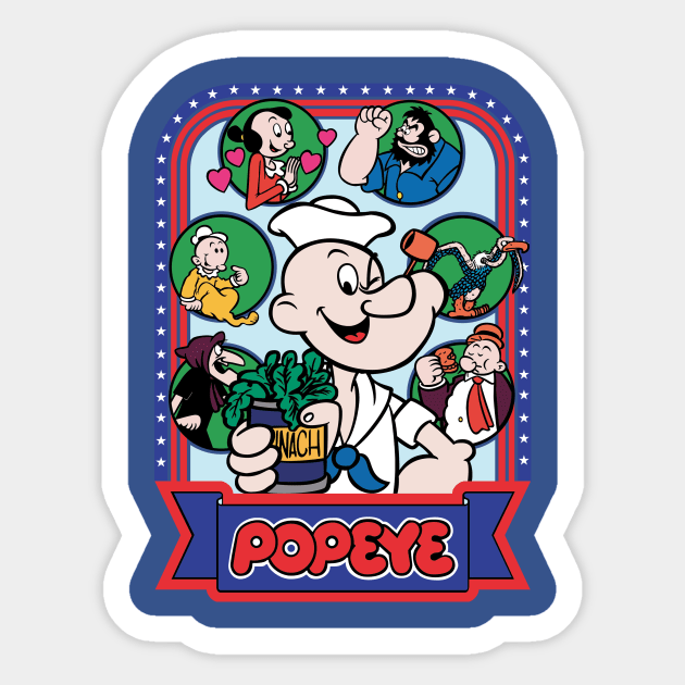 Popeye Sticker by lavdog